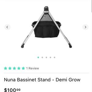 Nuna bassinet stand : new in open box